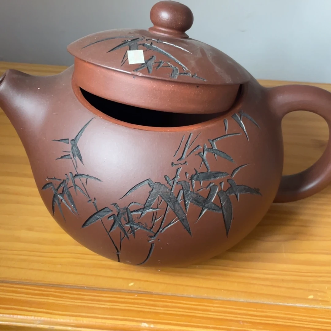 唐***拉底槽青茶壶紫砂艺术作品