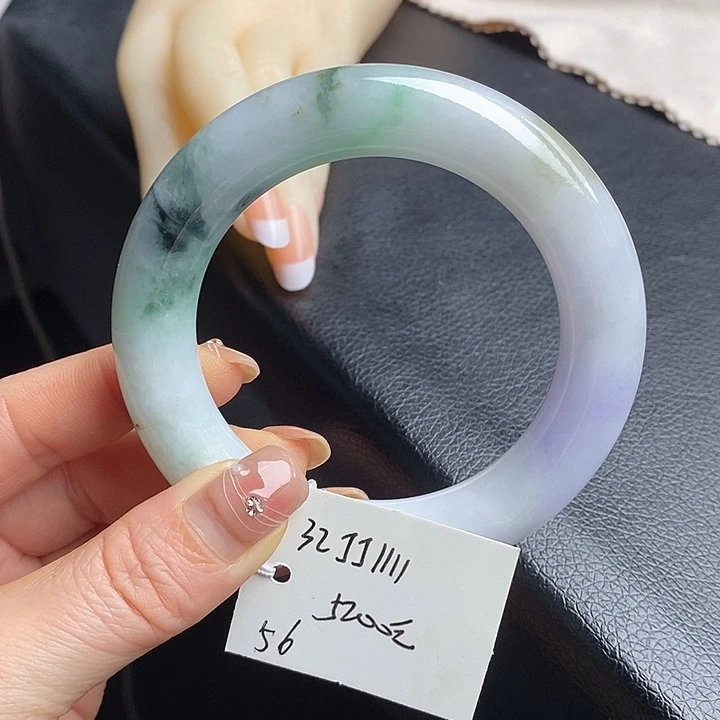 未镶嵌手镯翡翠56圆条28