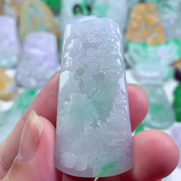 明***媚吊坠(不含链)未镶嵌翡翠