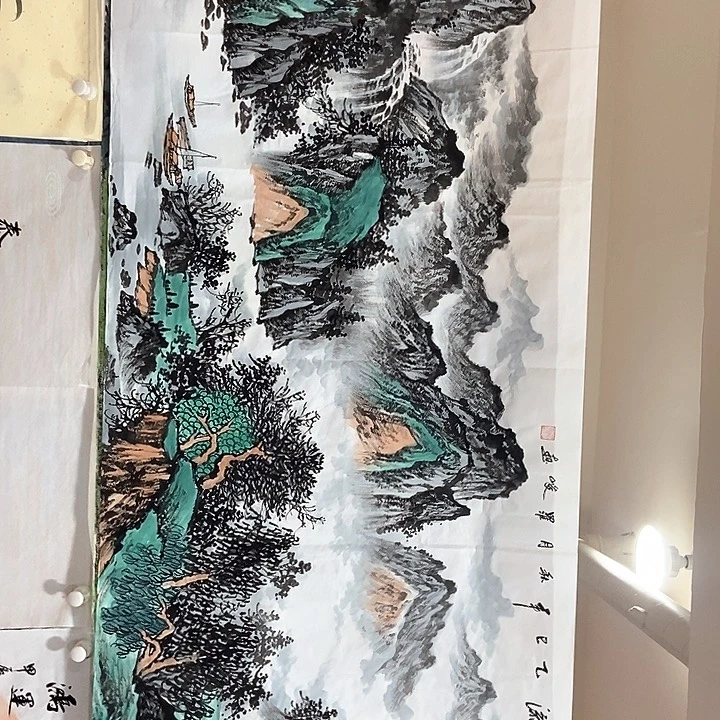 小周画廊的直播间