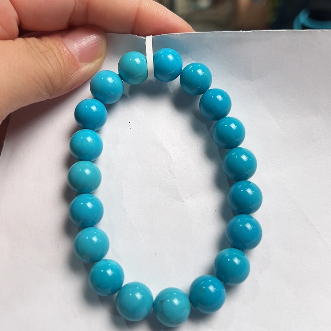 未镶嵌绿松石手串卡10➕