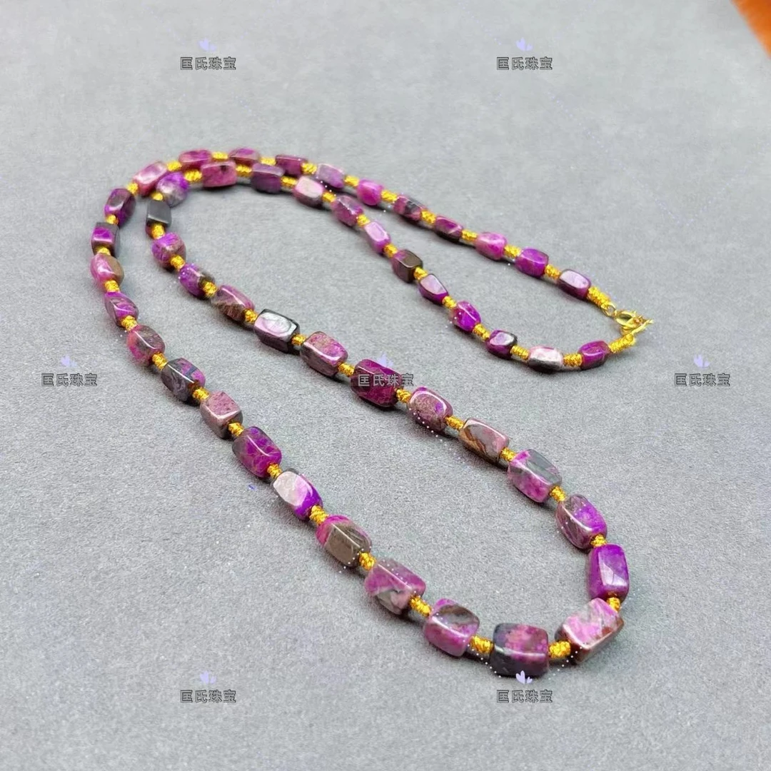 匡氏甄选 18K高货舒俱来泥地樱花随形项链Z-HL-A2192（多样性发一）