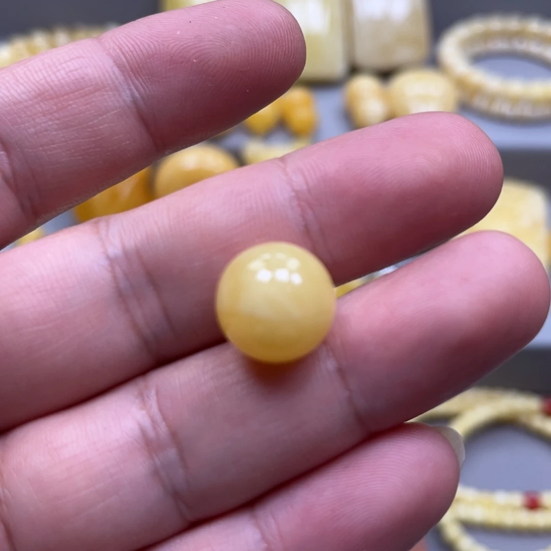 琥珀未镶嵌颈饰吊坠14.2mm