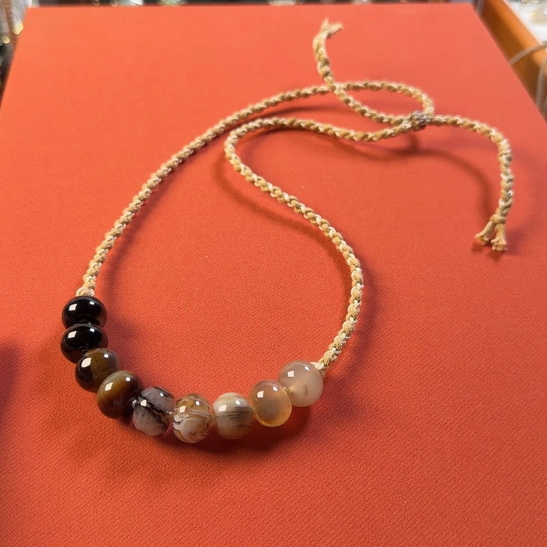 玛瑙未镶嵌项链颈饰