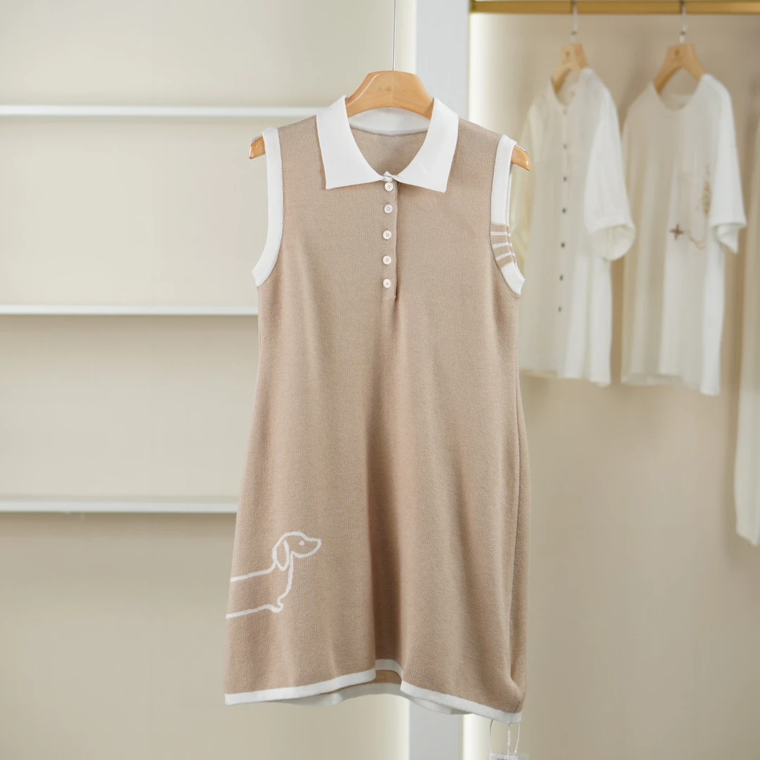 麦迪尚品【浩G】5102279 简约时尚无袖连衣裙夏季女装专柜正品