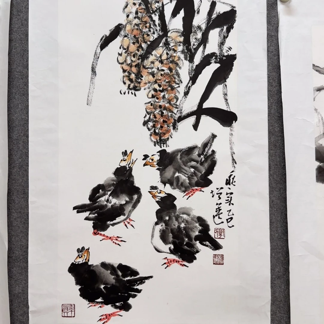 国画宇郭增运老师手绘作品