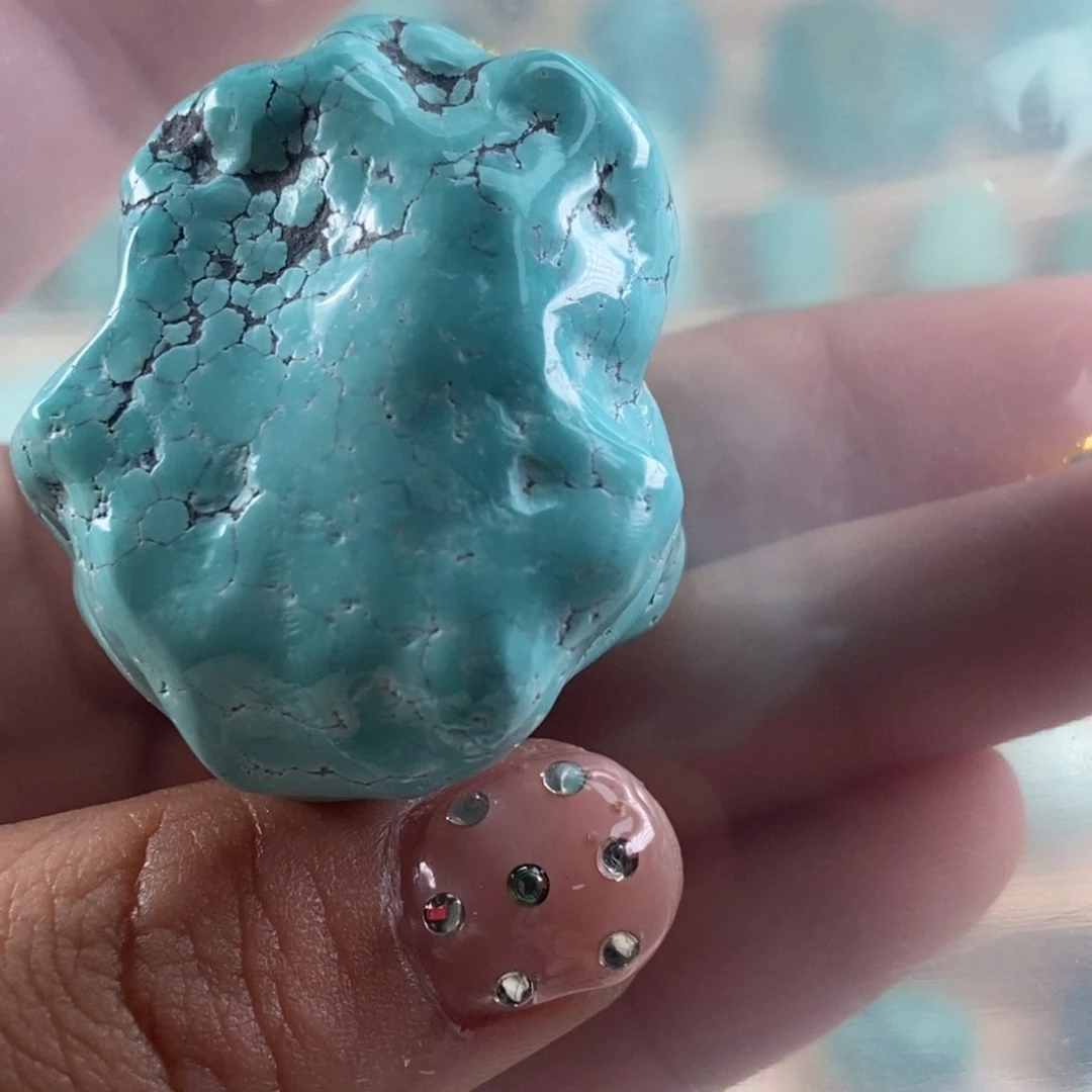 绿松石珠宝奇石未镶嵌