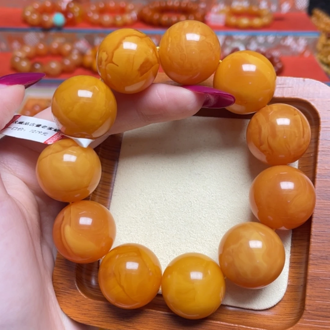蜜蜡未镶嵌手链手串