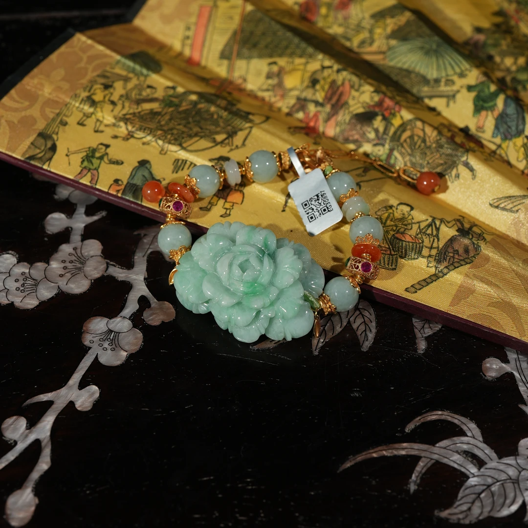 2.20香港王老板-翡翠手链手串kb963