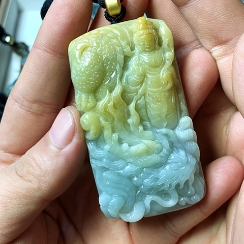 颈饰未镶嵌翡翠福豆豆珠宝翡翠颈饰