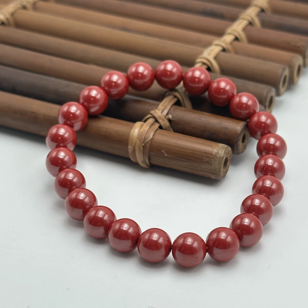 含辰砂工艺品ZZ34  帝王砂手串 8mm
