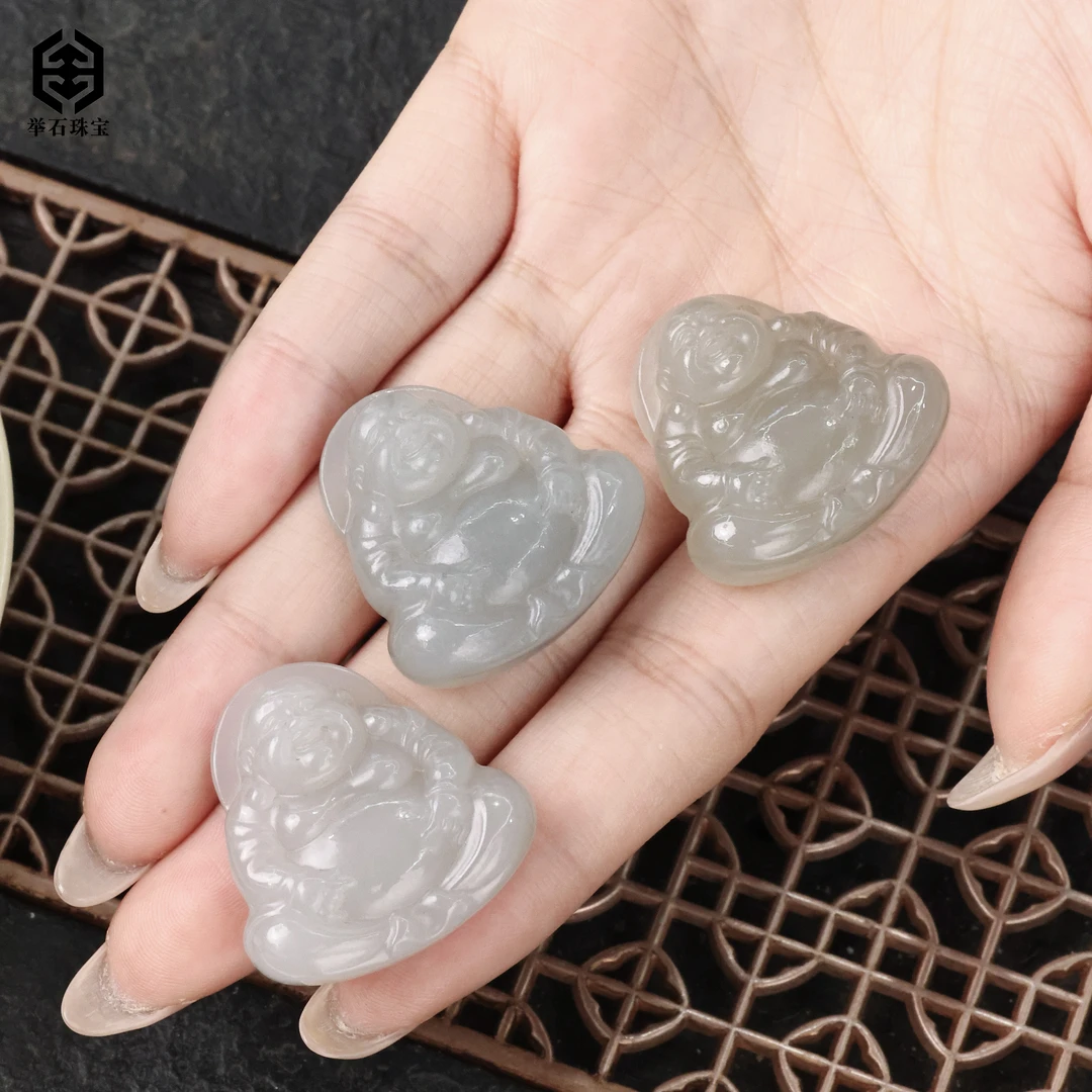 【举石臻品】TH0113-633-09和田玉吊坠（一件/多样性发）E