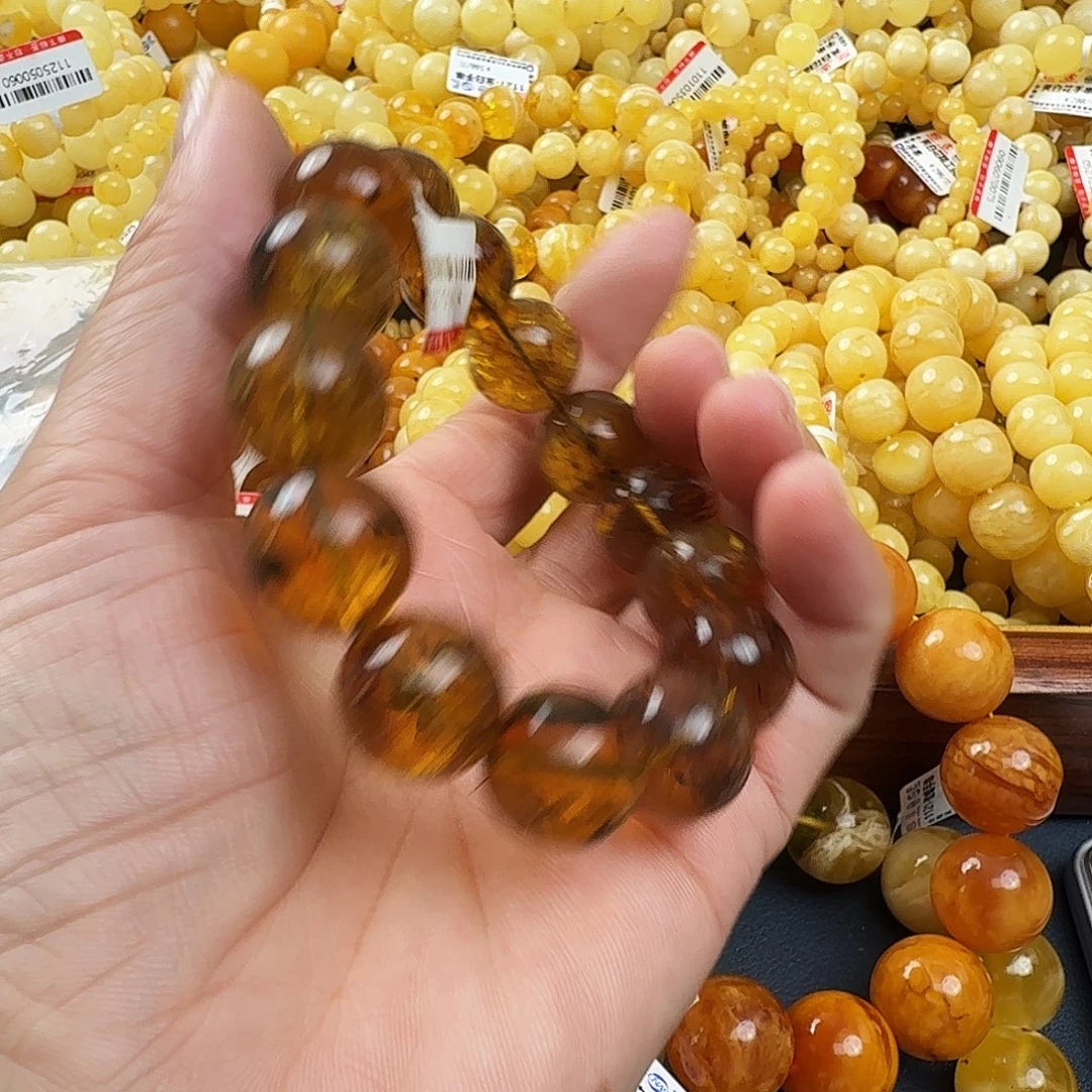 琥珀未镶嵌珠宝奇石