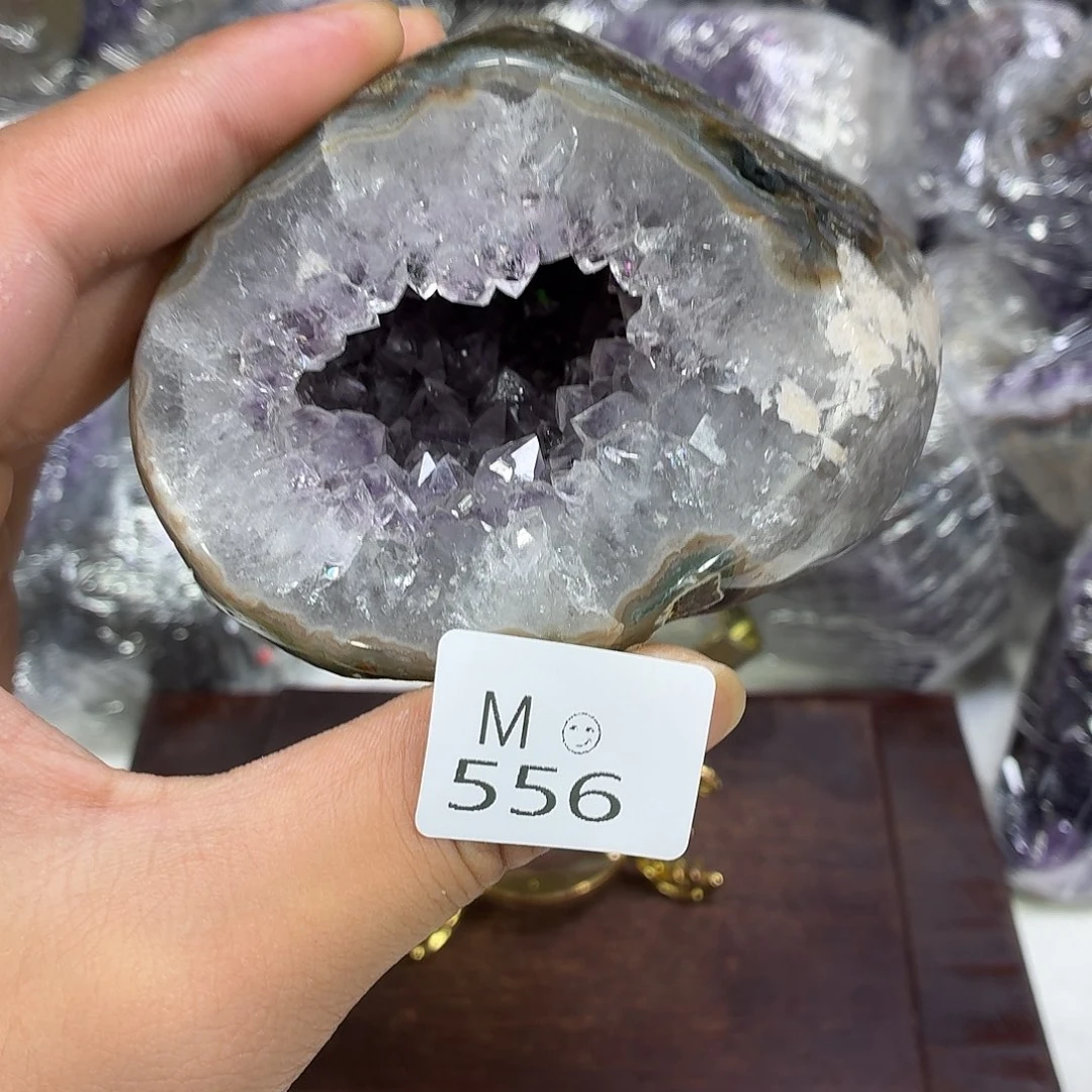 未镶嵌摆件紫晶水晶