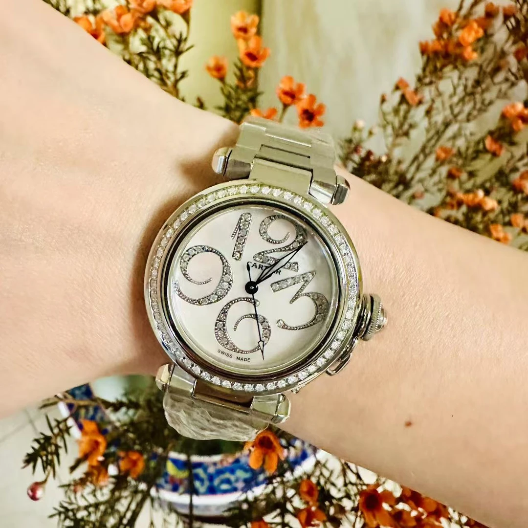95新 Cartier/卡地亚 自动机械,35毫米,精钢,250103007