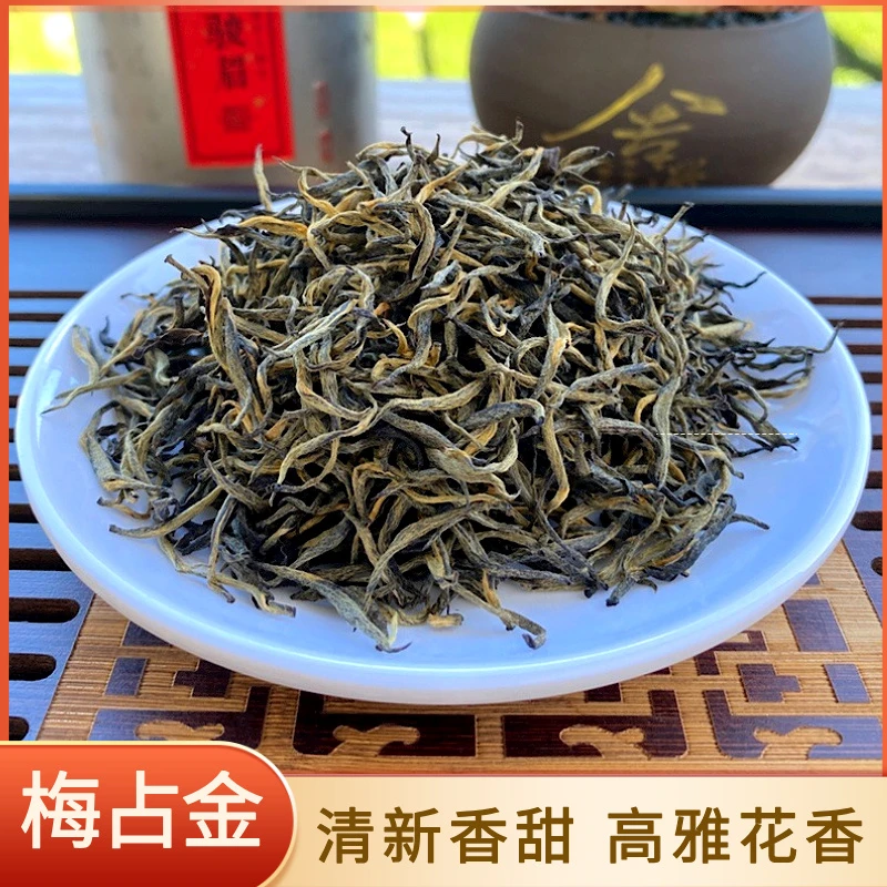 尝【春香梅占金】新茶芽头金骏眉高山红茶花香馥郁香甜茶叶甘醇
