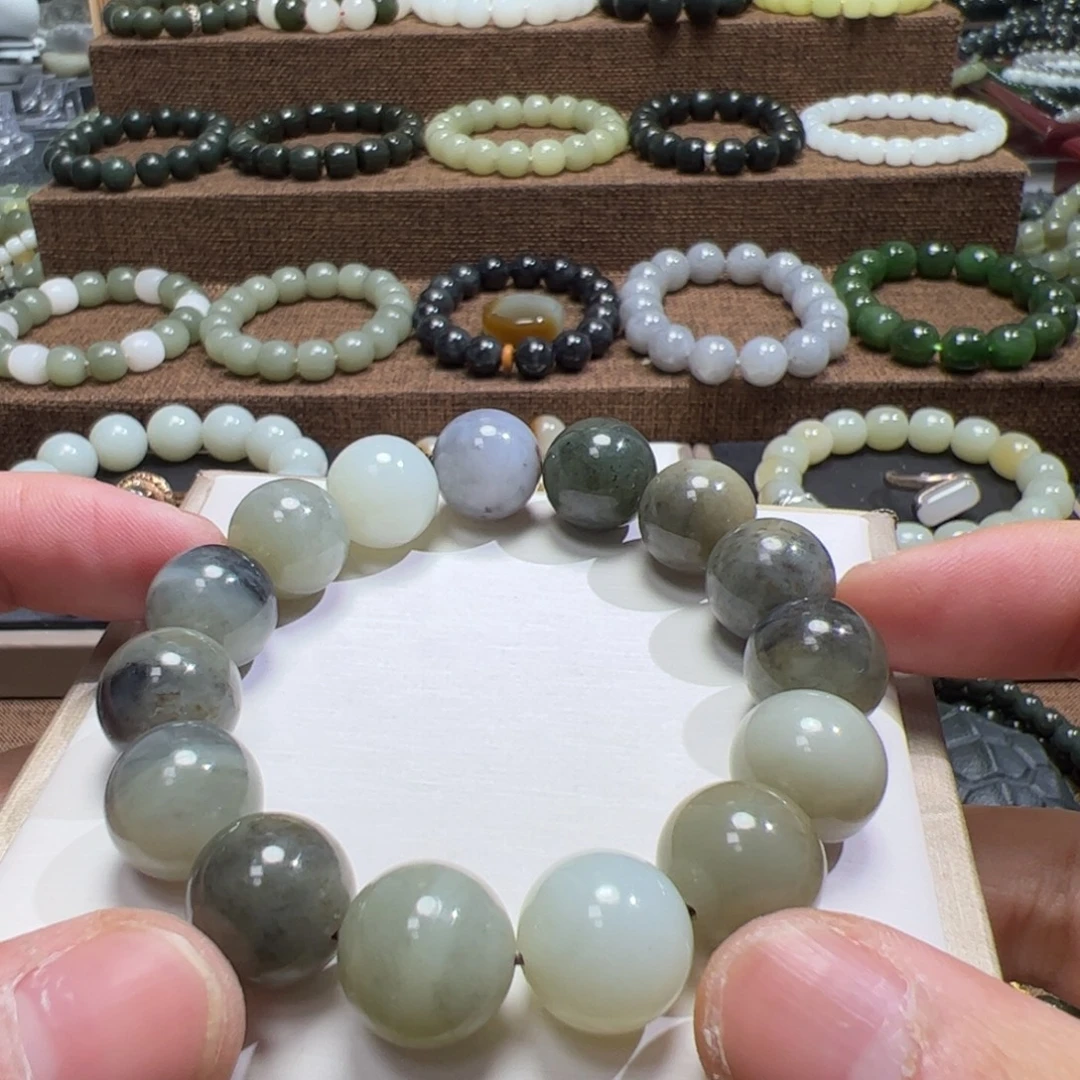 和田玉未镶嵌手链