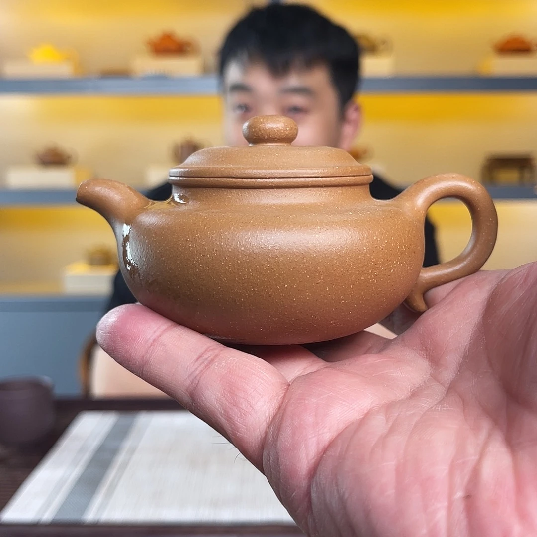茶壶紫砂黄金段小仿古