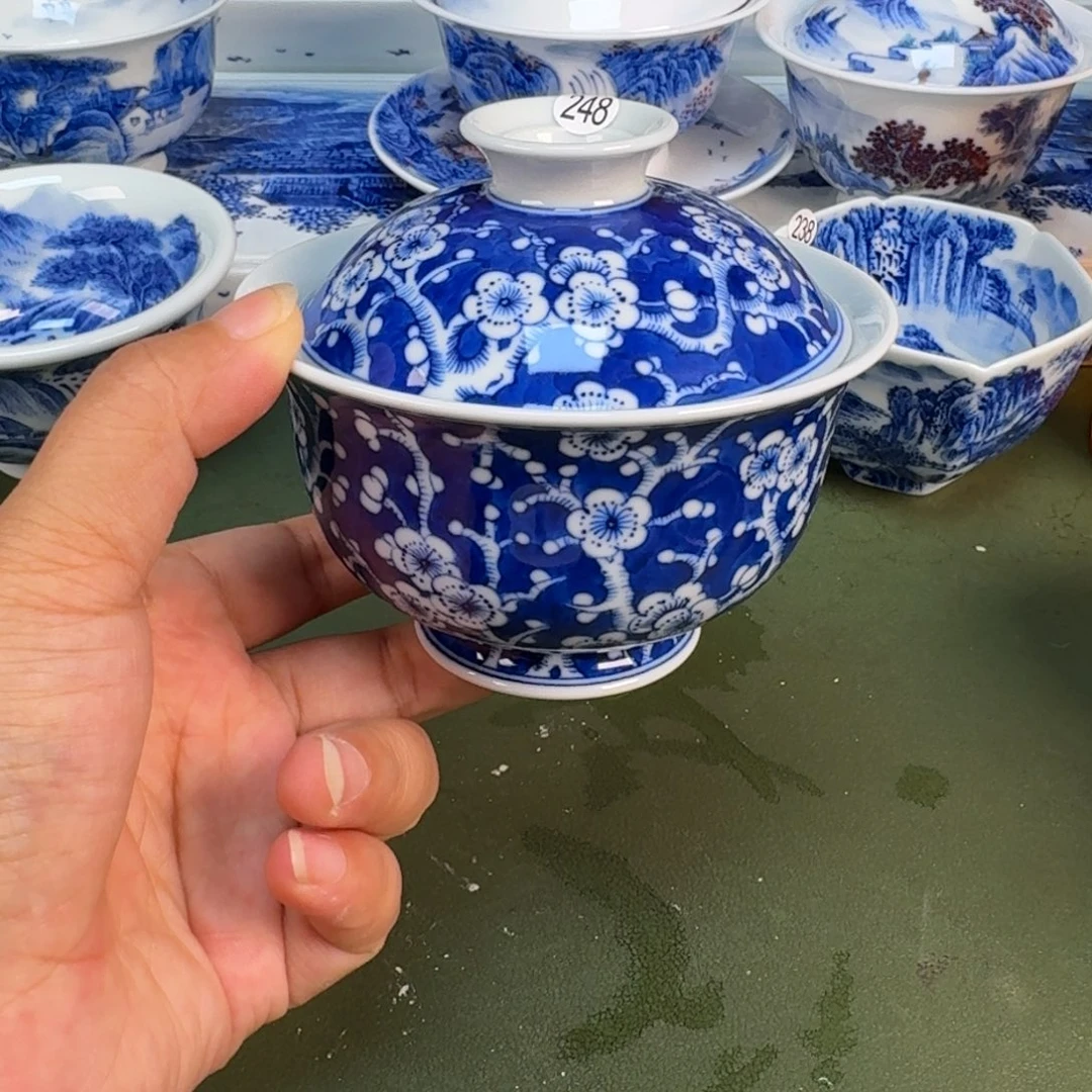 景德镇纯手绘茶具圆圆248