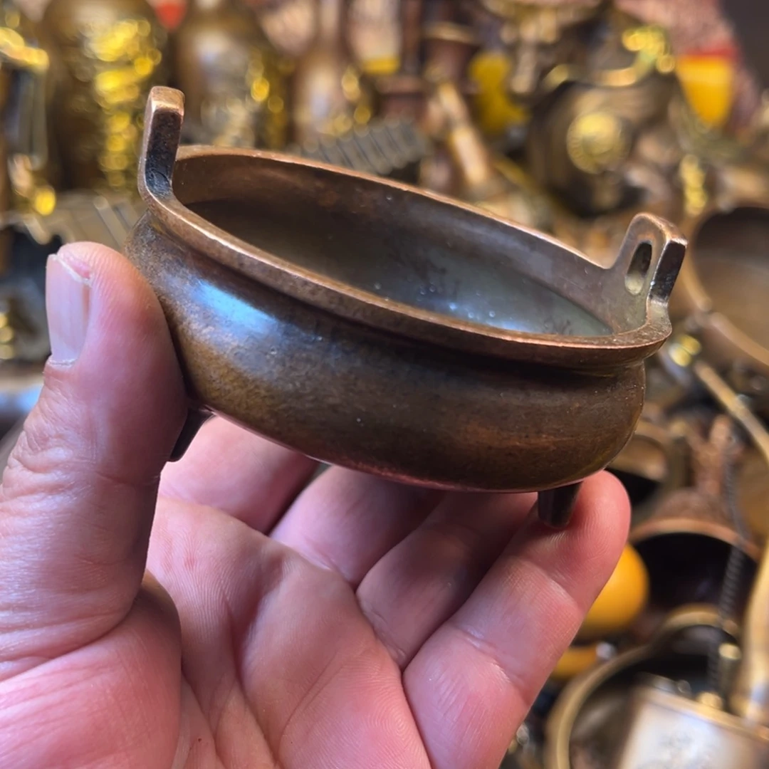 茶壶香炉铜器摆件