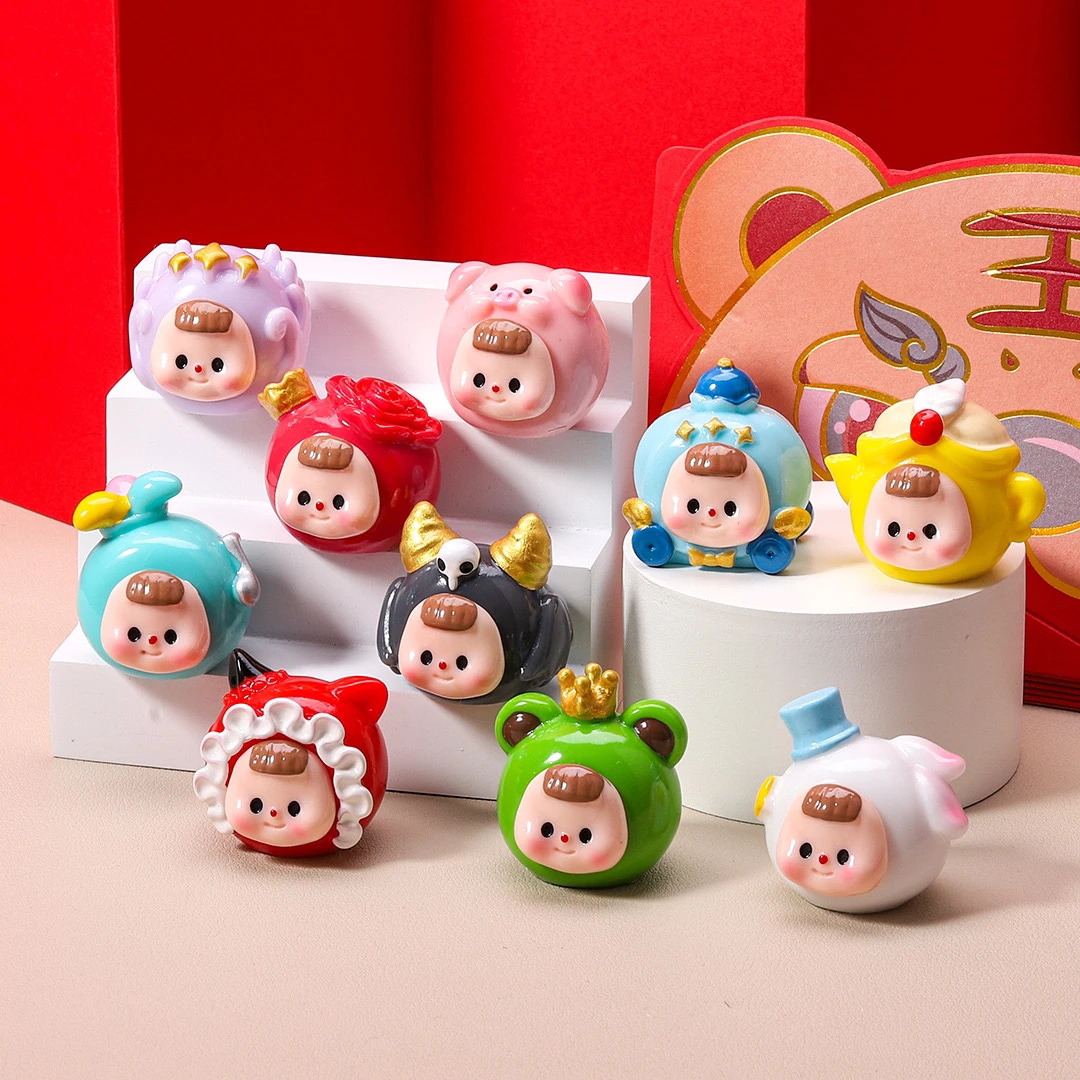 实色童话多妹diy潮玩桌面车载摆件