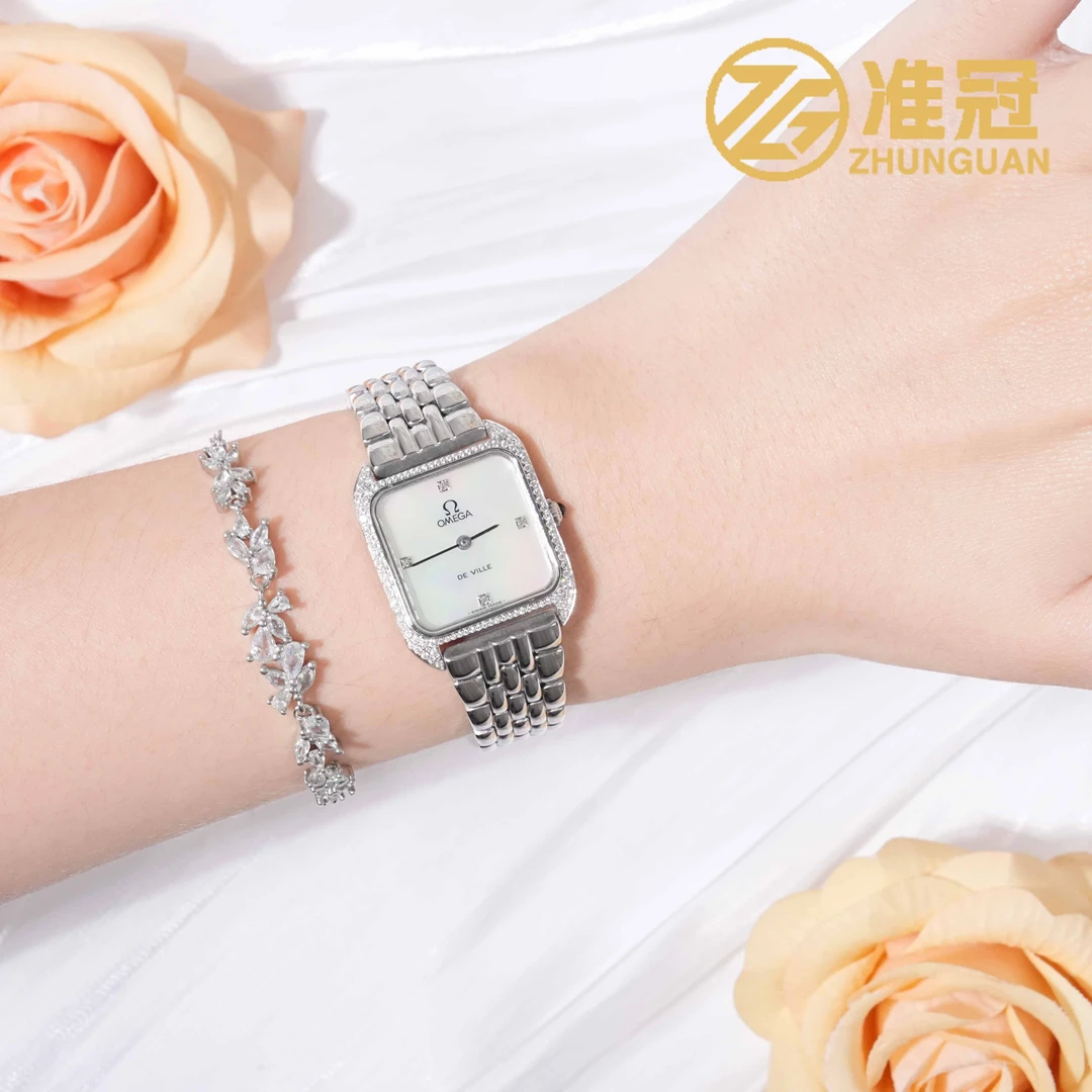 95新 Omega/欧米茄 24*23mm手动机械GX5549后钻碟飞瑞士名表凯1