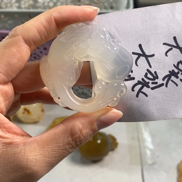 玛瑙/玉髓吊坠(不含链)未镶嵌