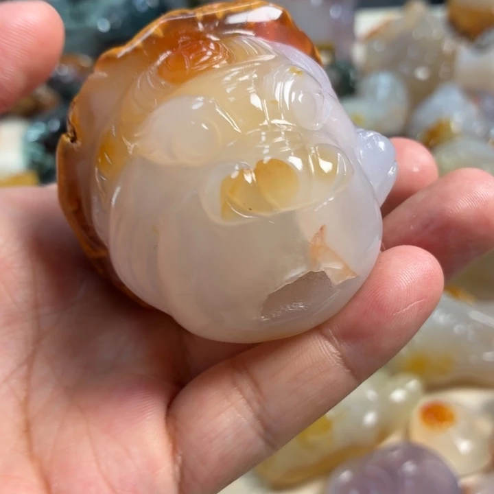 玛瑙/玉髓未镶嵌吊坠(不含链)
