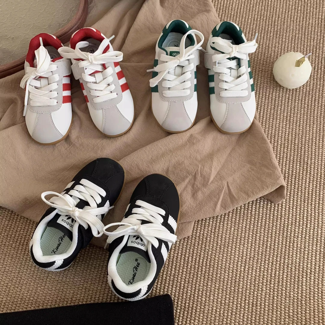 D252956 运动鞋时尚板鞋女春季男拼色轻便鞋子小白鞋极简风