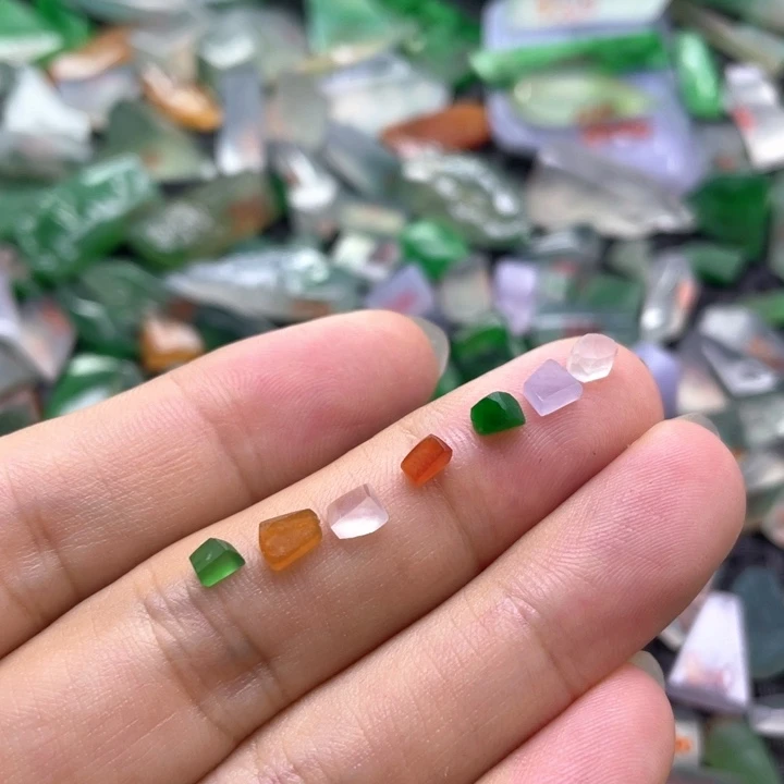 l***乐定制翡翠未镶嵌天然缅甸翡翠