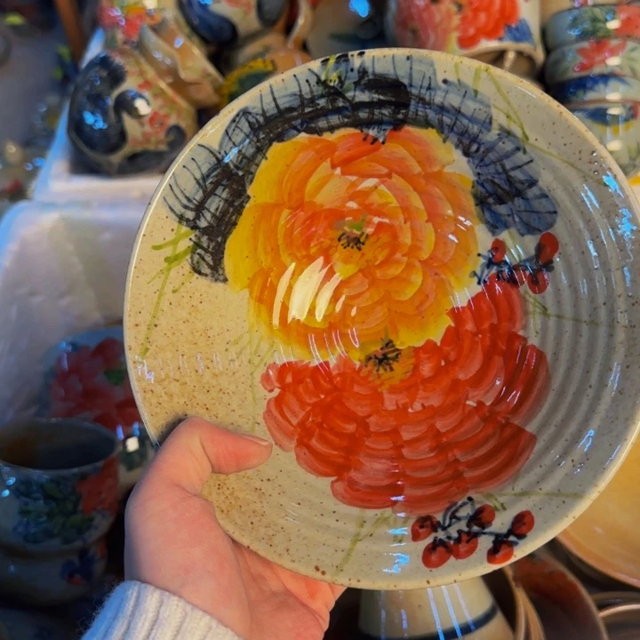 瓷片景德镇陶瓷手工手绘