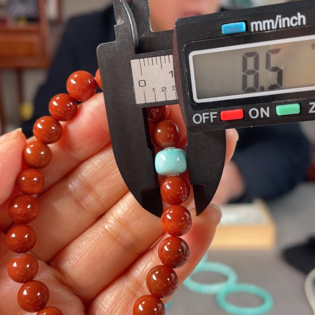 南红玛瑙手链未镶嵌