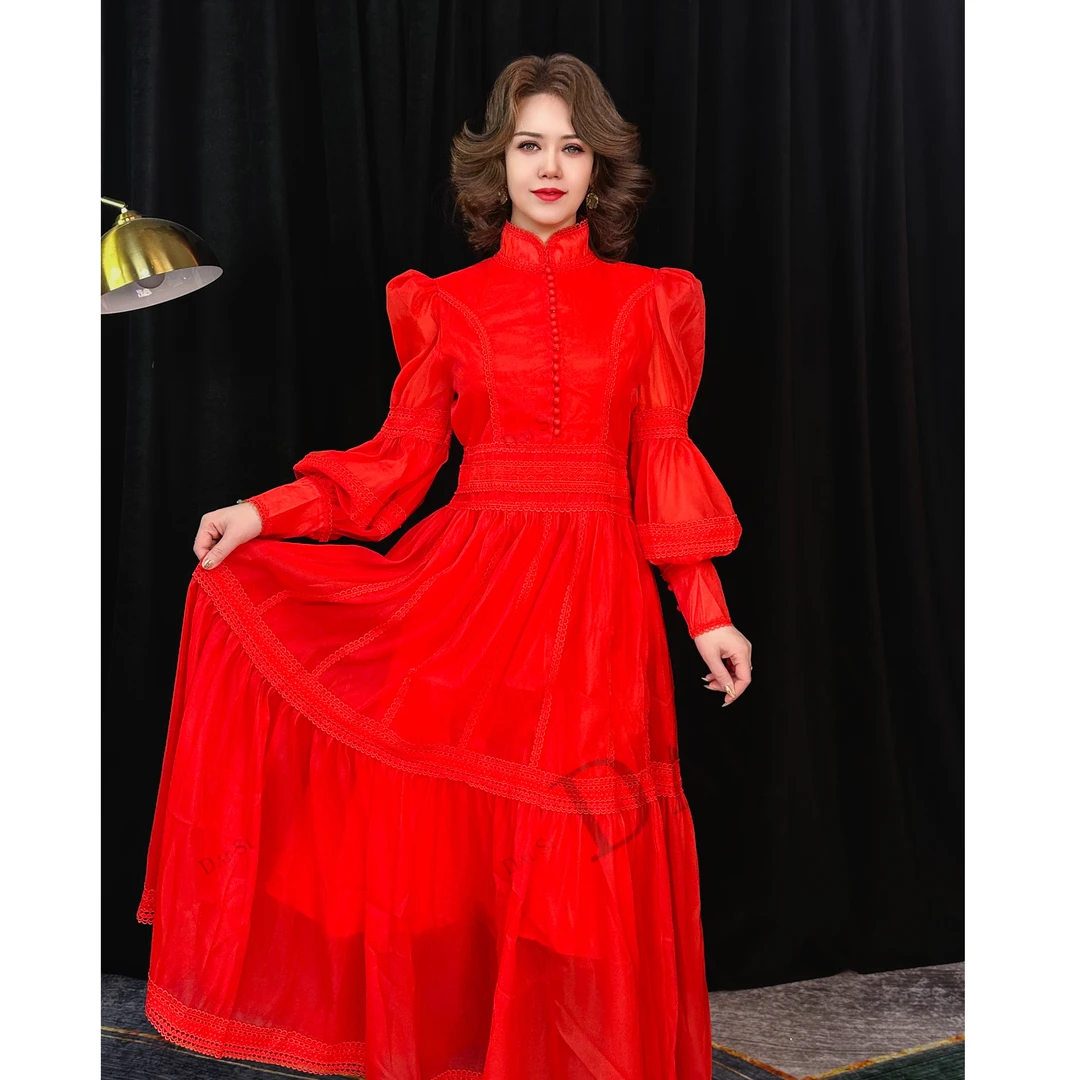 2080【服装批发】法式宫廷风女装连衣裙