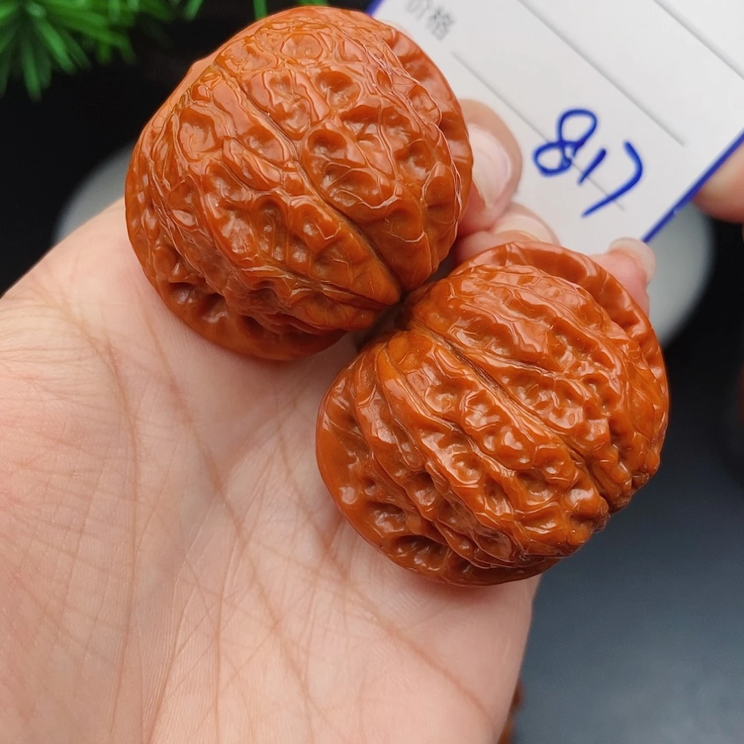 把件文玩核桃40血麒麟817