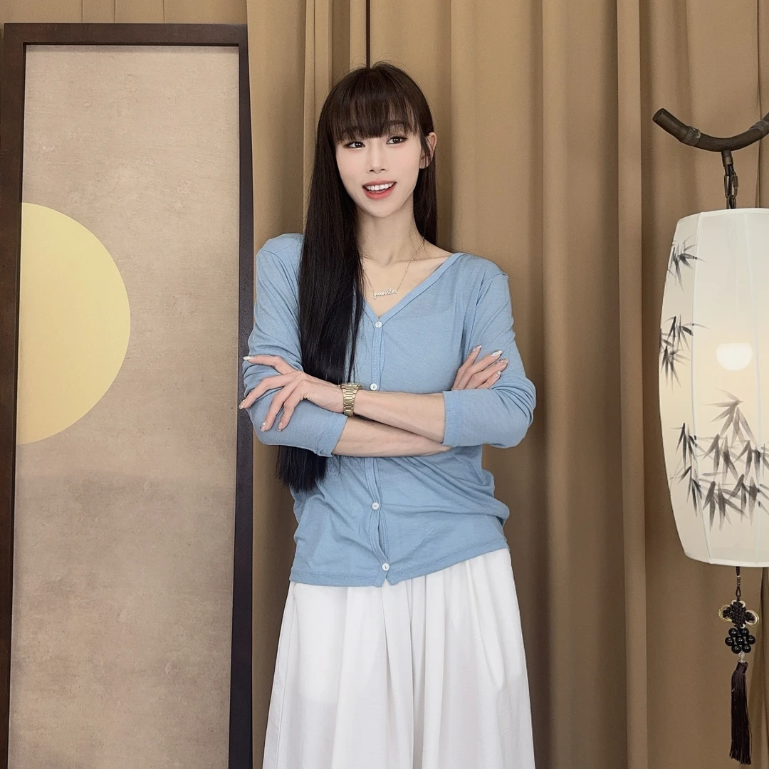 MuMu春夏季现代舞莱塞尔开衫瑜伽服现代舞服古典舞服