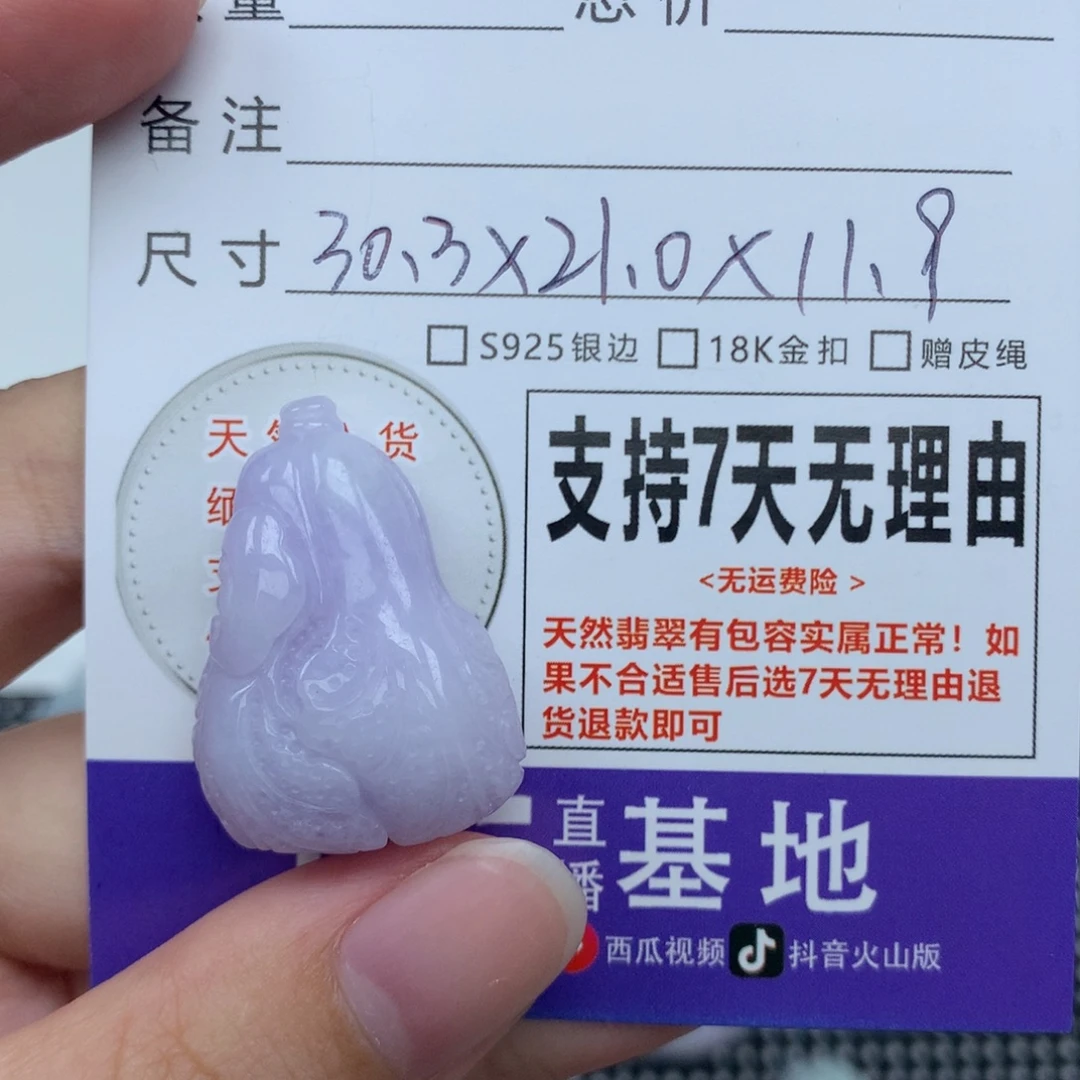 浅***芳颈饰未镶嵌翡翠天然