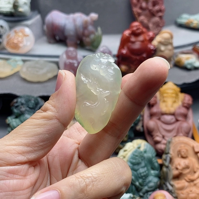 【闪购商品】未镶嵌吊坠定制玛瑙