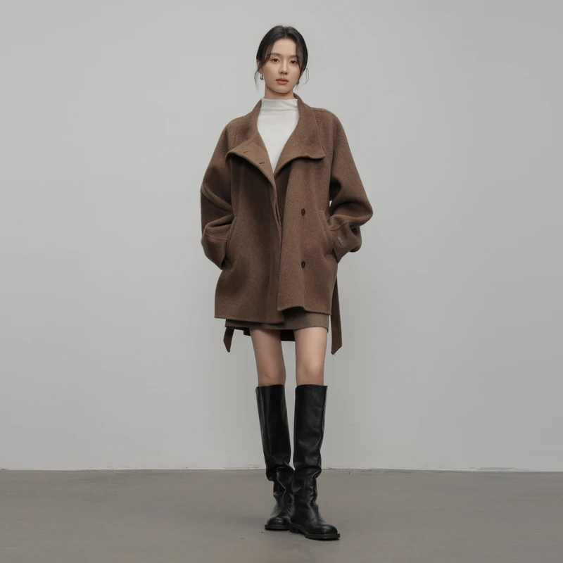 【反季浮力专享】非质量问题NO退NO换无运费险 毛呢外套AZ44DY227