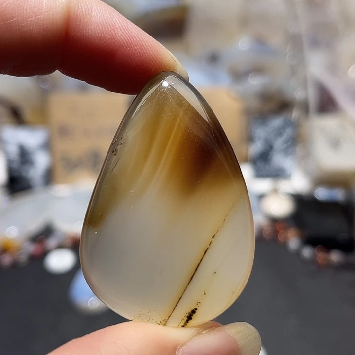 玛瑙/玉髓未镶嵌吊坠(不含链)