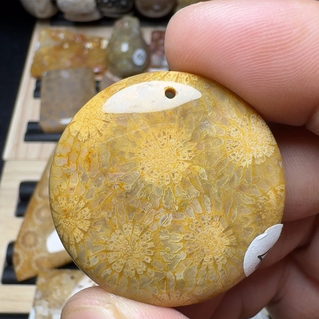 未镶嵌纯天然色有机玉石保真色硅化玉
