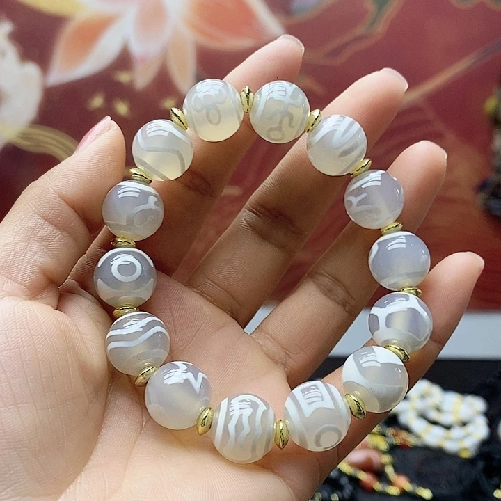 玛瑙/玉髓合金颈饰