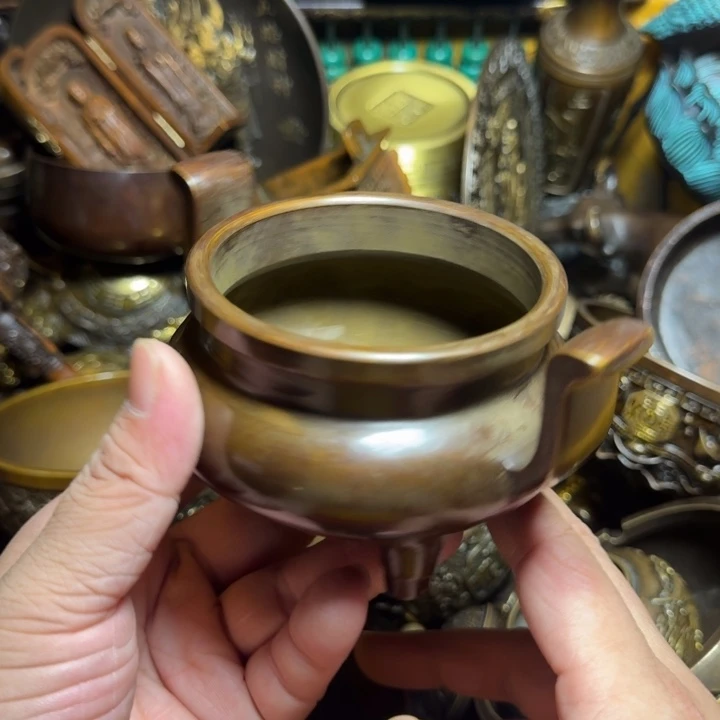 铜器摆件收收藏藏