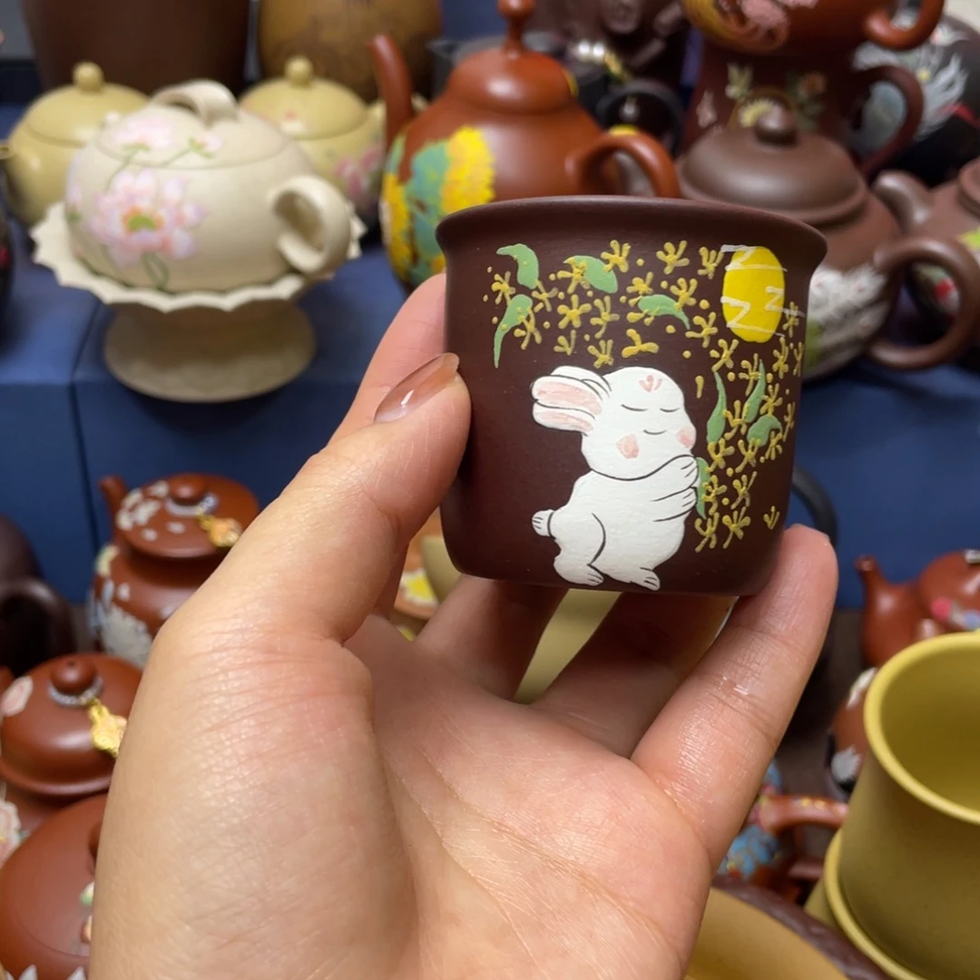 紫砂茶杯紫砂主人杯100cc