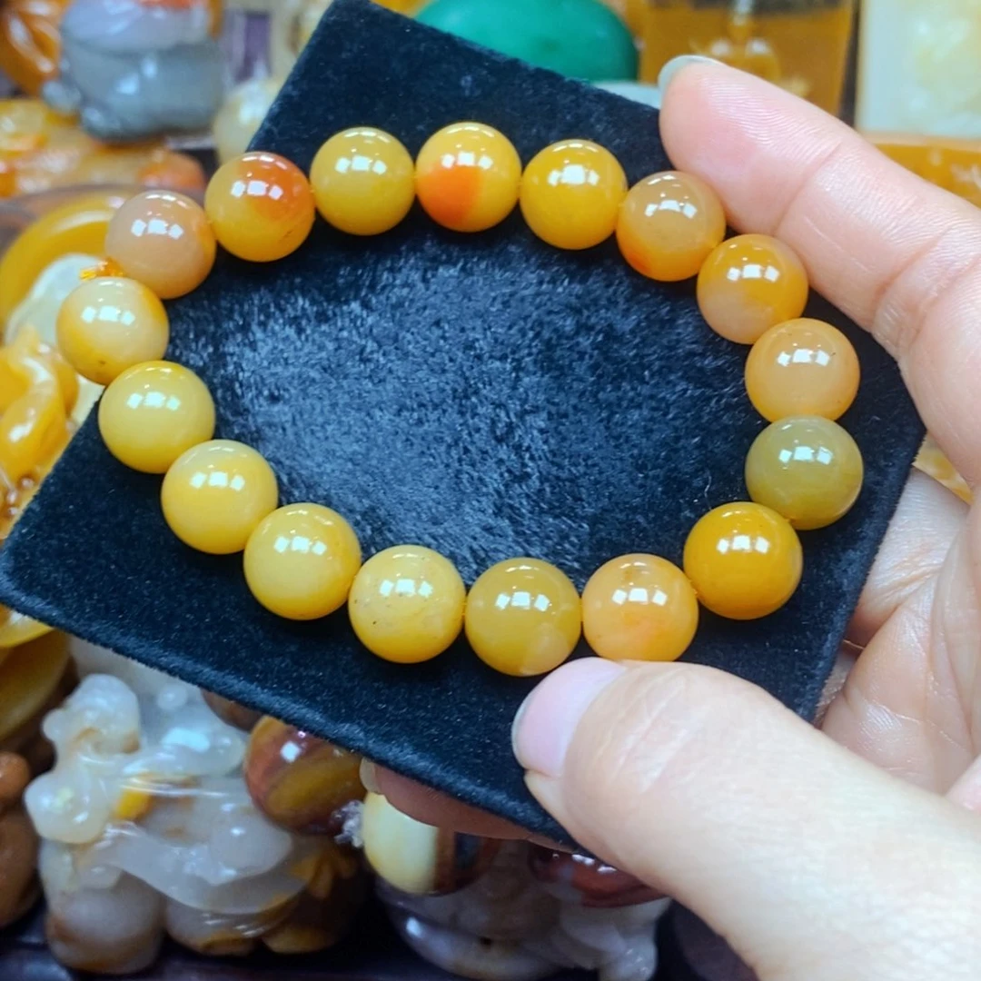 未镶嵌石英质玉（黄龙玉）吊坠(不含链)