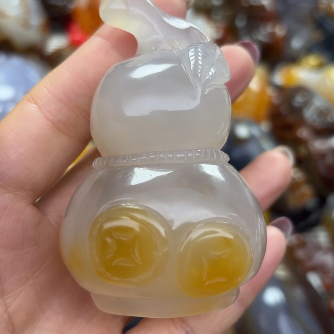 未镶嵌把件玛瑙/玉髓