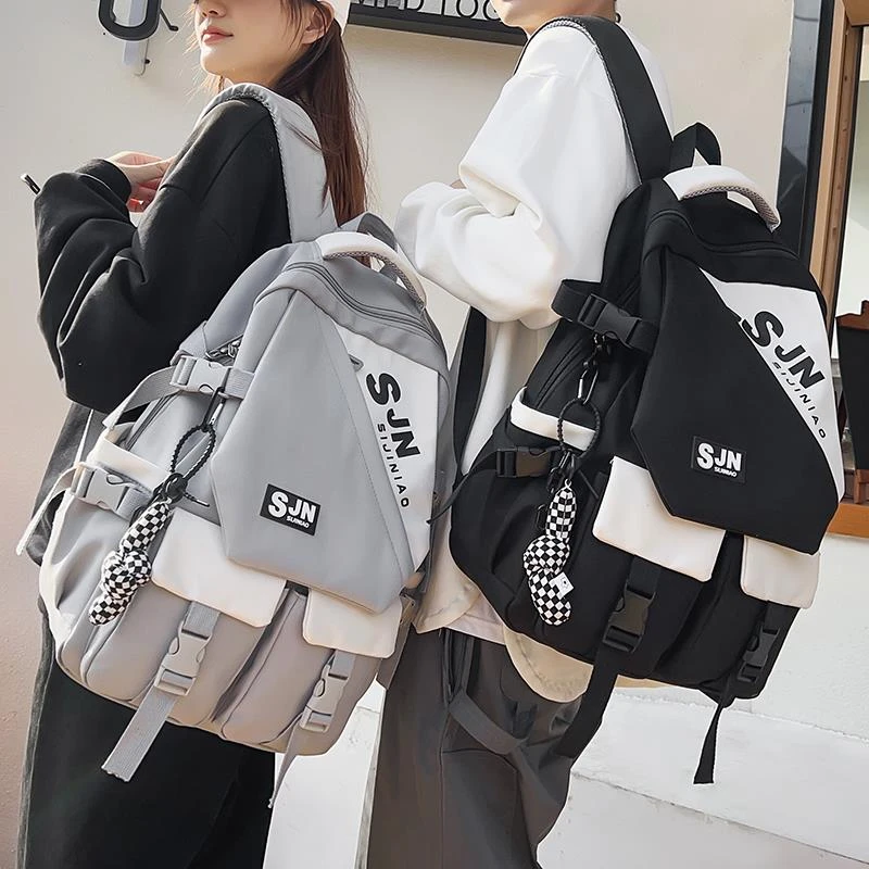 书包男生大学生2025新款ins潮酷女生高中学生初中生大容量双肩包