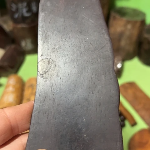 扇子印度小叶紫檀木摆件一个