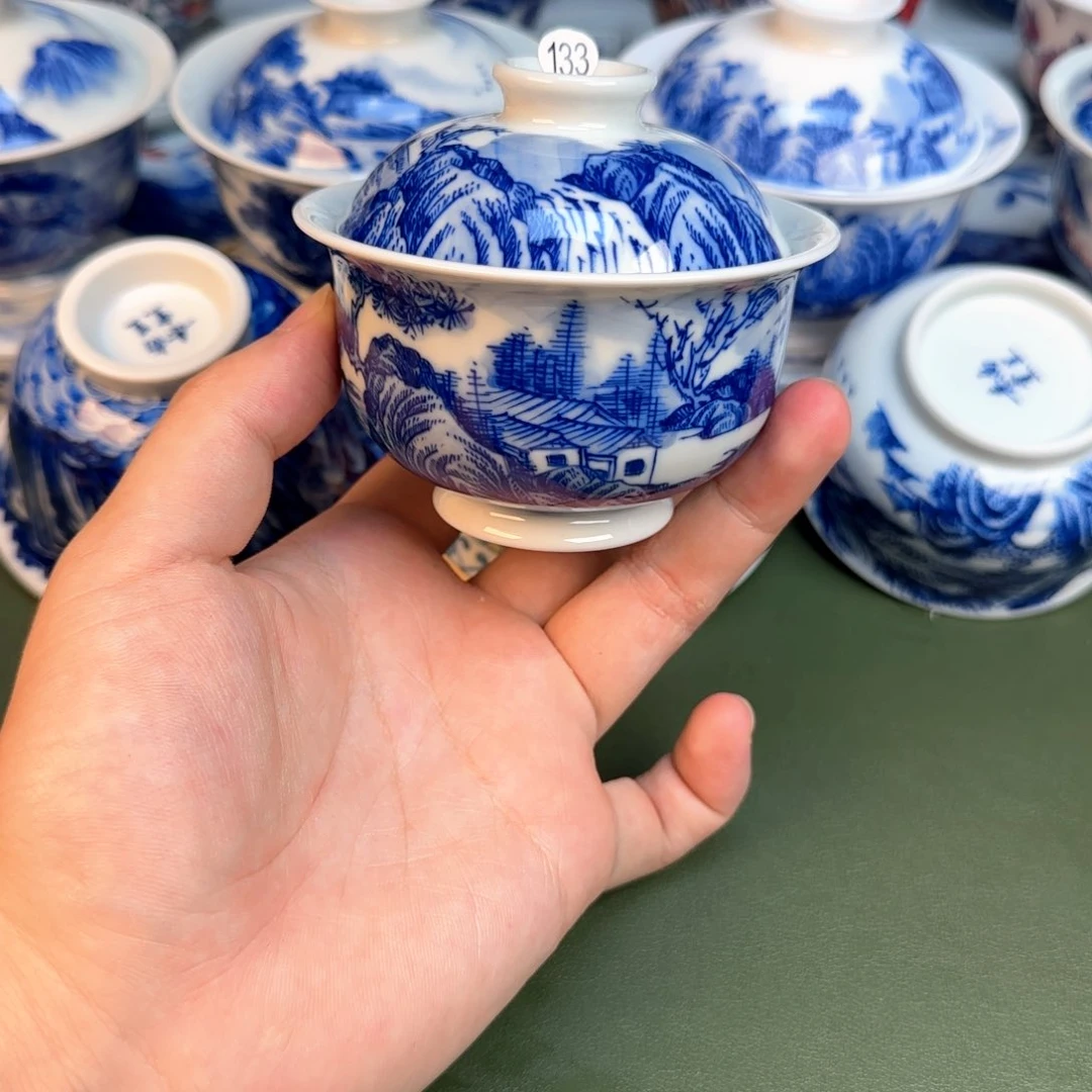 彦祖纯手工手绘茶具133