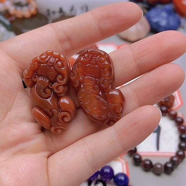 【闪购商品】未镶嵌玛瑙/玉髓珠宝半成品清**婉