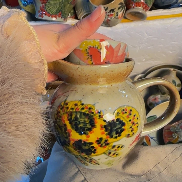 瓷片景德镇陶瓷手工手绘